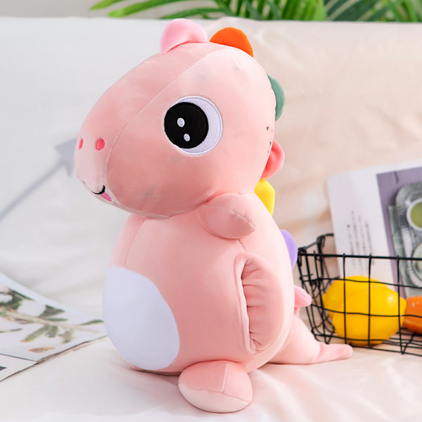 dinosaurie docka varm hand kudde docka händer i stoppade leksak vinter Dinosaur Pink 32cm