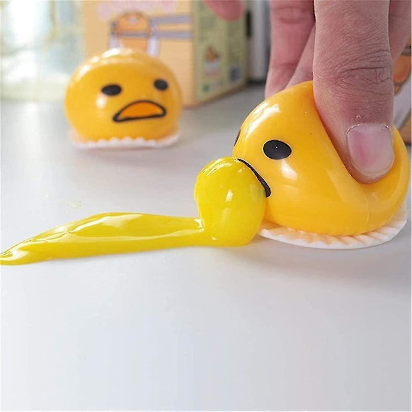 Puking Ball-3/6/9 Tiktok äckliga kräks äggula boll leksaker 9pcs