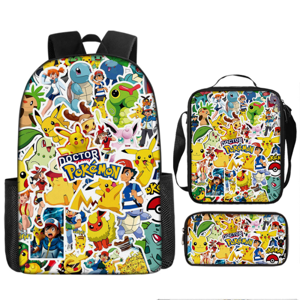 Student ryggsäck barn matsäck, pojkar och flickor case style7 pencil case