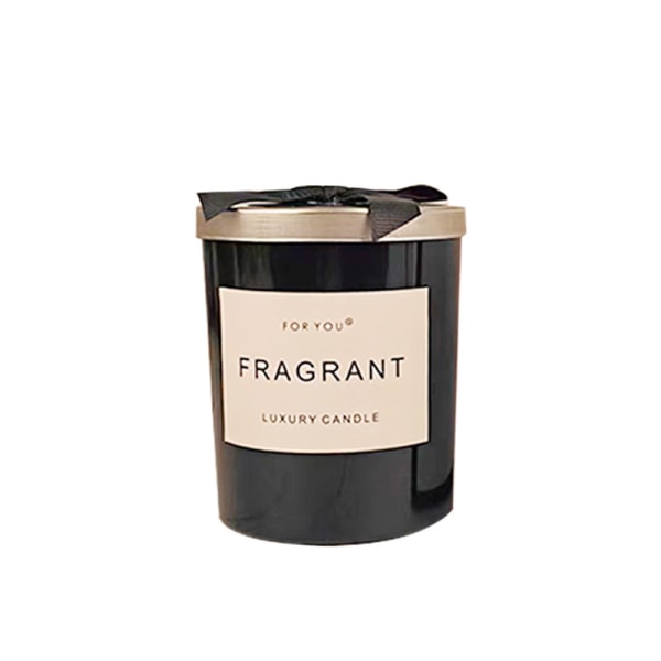 Aromaterapiljus rökfri doft, sovrumssömn Black cup Agave amica