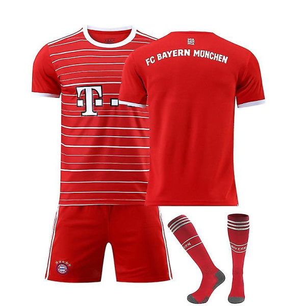 Ny säsong FC Bayern München fotbollsuniformer T-shirts 22-23 Unnumbered 2XL