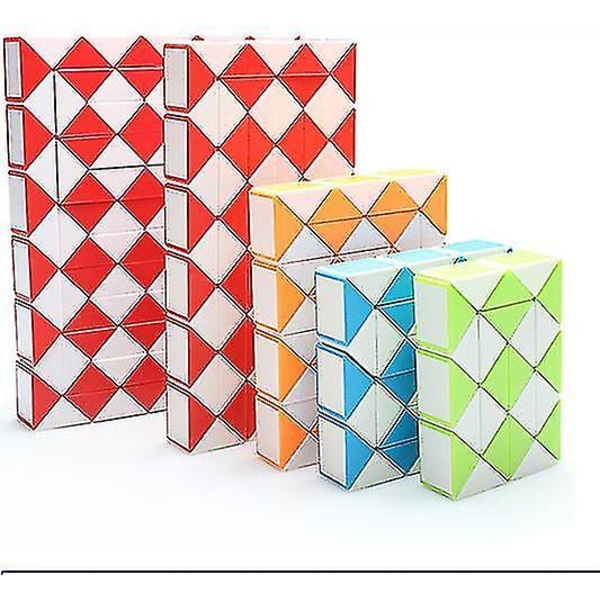 Snake Design Twisted Cube Deformation Linjal, Kids Puzzle Educational Toy