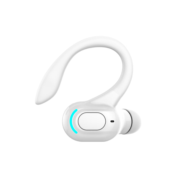 Trådlösa hörlurar, hörlurar, Bluetooth 5.1-hörlurar Trådlösa hörlurar Hörlurar Stereo hörlurar Öronkrok Ny design enkelöra White