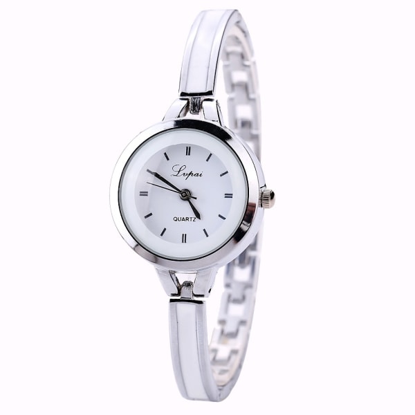 De Mode De Luxe Femmes Montres Femmes Armband Montre Watch silvery