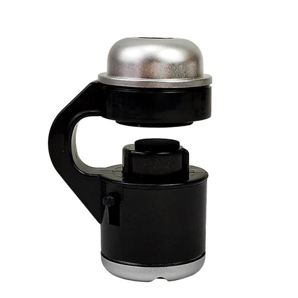 LED Mobiltelefon Mikroskop Förstoringsglas Mobiltelefon Mobiltelefon Kamera Hållbar Black