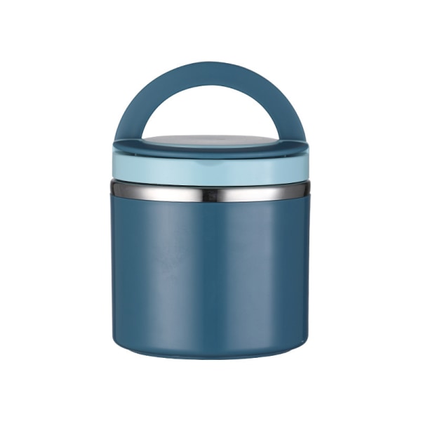 1000 ml rostfritt stål thermal lunchlåda Lunchlåda med handtag Rosa Lunchlådor blue