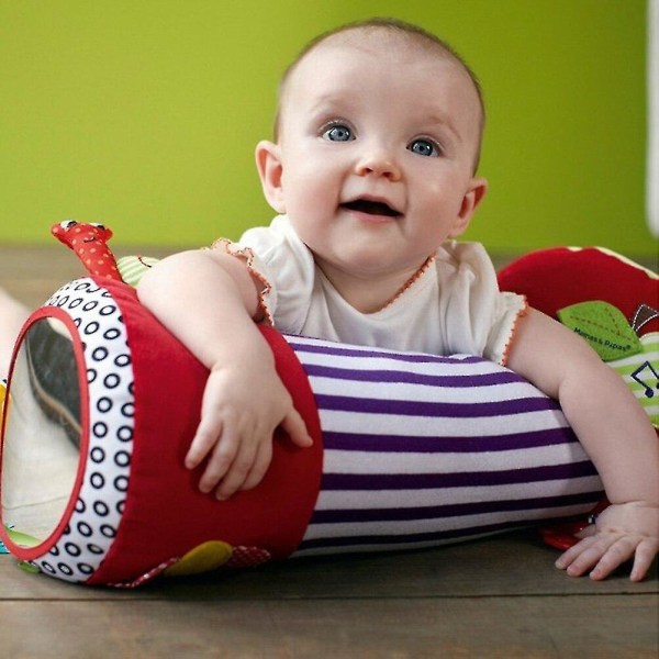 Baby Crawling Roller Toy Baby Mjuk plysch Lärande Promenad Fitness Mjuk plysch Pedagogiska leksaker