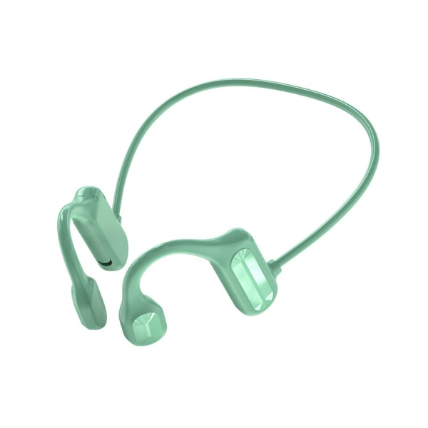 Bluetooth In-Ear sporthörlurar med mikrofon Svetttäta Lämpliga för löpning, cykling, vandring Bluetooth hörlurar Benledning BL09 green
