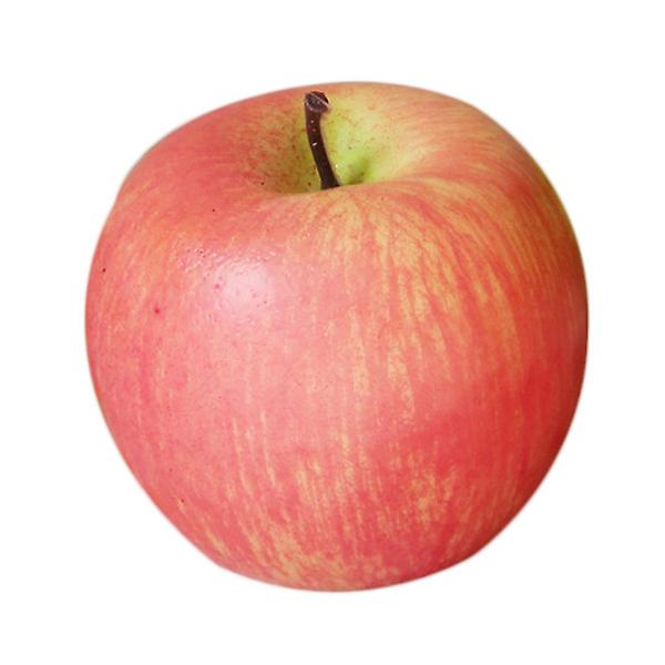 3st Faux Apple Plast Dekorativ Frukt Heminredning