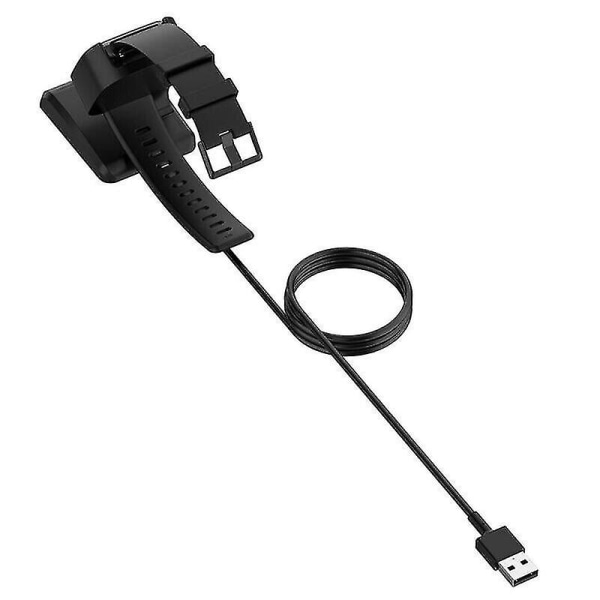 USB kabel Base Desktop Power Charger Laddningsdocka för Fitbit Versa 2