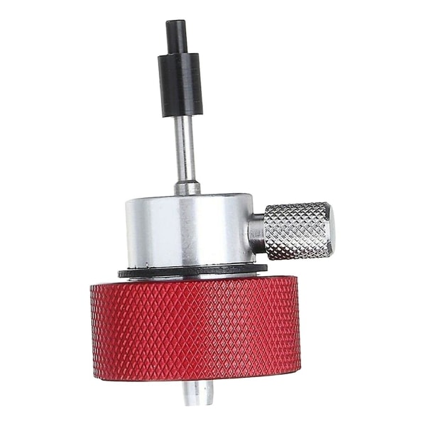 Propantankfyllningsadaptercylinder, röd propanpåfyllningskontakt med cap (röd) (1)