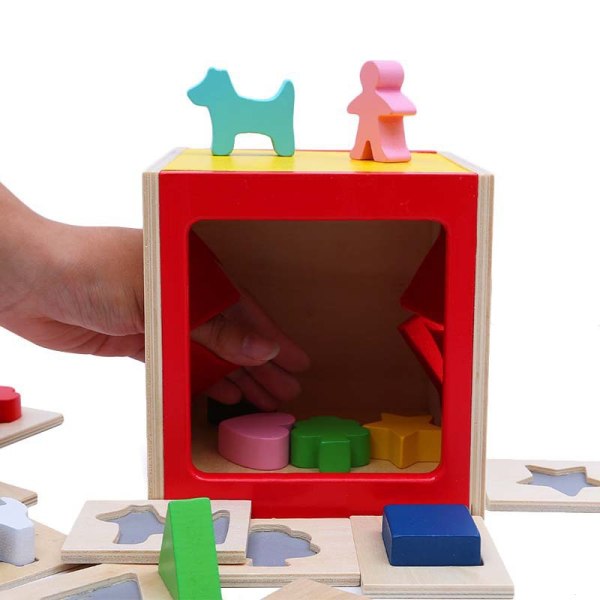 Leksaker för tidig utbildning Blind pussellåda Barnens upplysningsleksaker  08ff | Fyndiq
