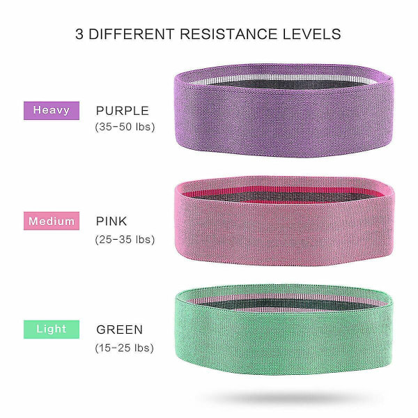 Tyg Hip Resistance Booty Bands Loop Exercise Workout Gym Fitness