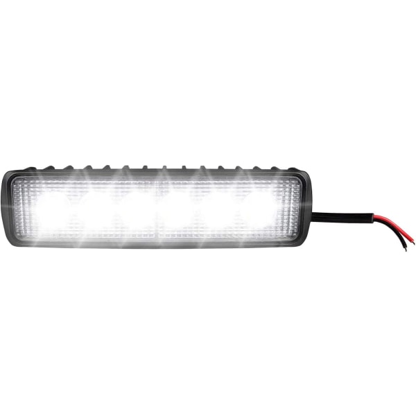 4 X 18W LED-arbetsljusljusstång arbetsljus - LED-extra strålkastare IP67 aluminium för reflektor terrängtraktor för lantbruk
