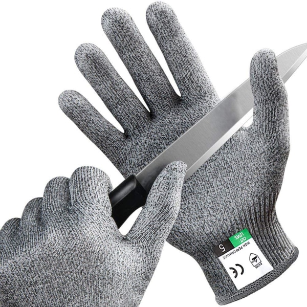 1 par skärsäkra handskar Kökshandskar, kök, trädgårdsarbete, gör-det-själv XL