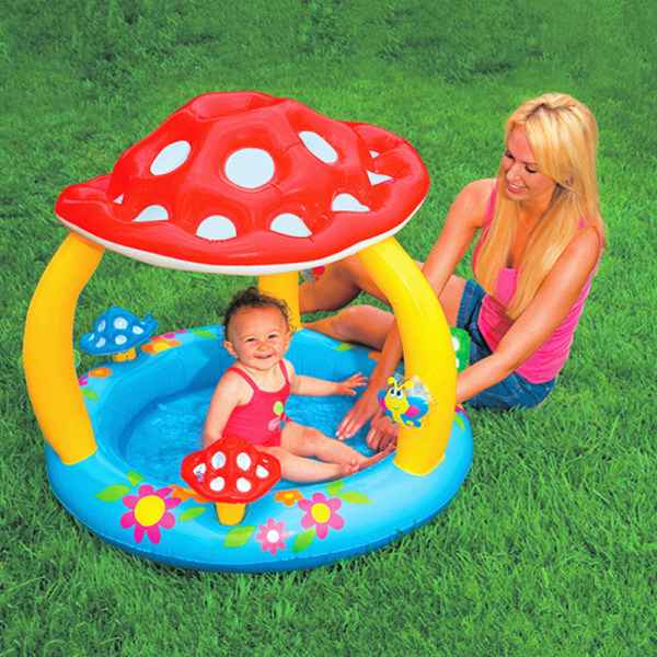 Förtjockad svamp baby leker vattenpolo pool inomhuspool pool uppblåsbar barnpool