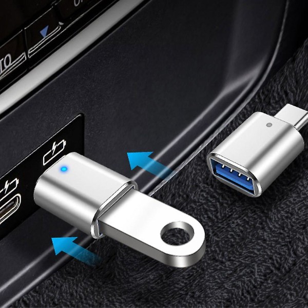 Typ-c till USB 3.0 Otg Adapter Uppladdningsbar U Diskkortläsare Telefonadapter USB