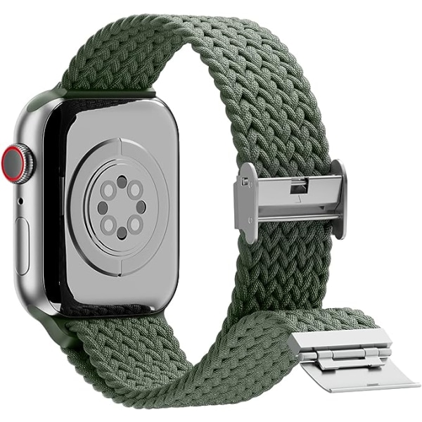 2-pack flätade enslinga remmar för Apple Watch Series 8, 7 , 6, 5, 4, 3, SE, Ultra Watches blue 38/40/41mm