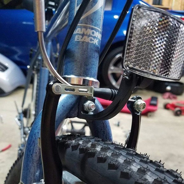 Bromstillbehör Set med 4 V-Brake Brake Cable Cykelbromsrör med 8 V-Brake Dust Boots och 8 delar bågar för mountainbikes