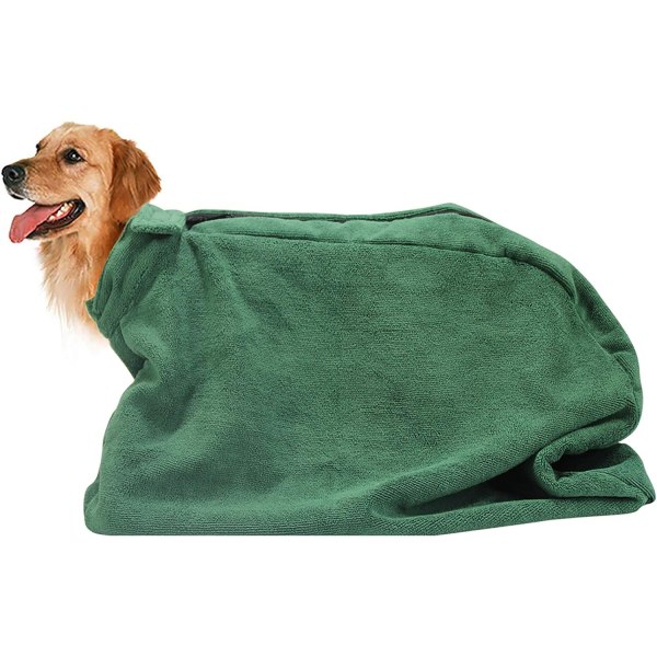 Hundhandduksväska Hundtorrväska Med Ringhalsrem, Dog Bag Towel-L L