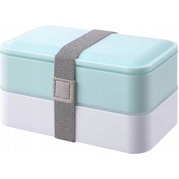 Bento Box Bento Box Dubbel barnlåda Bento förvaringsbox för barn Skedbehållare Mat