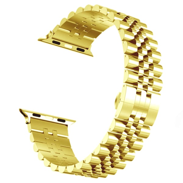 Kompatibel med Apple Watch -armband 45 mm 44 mm 42 mm , watch för damer i rostfritt stål i metall gold