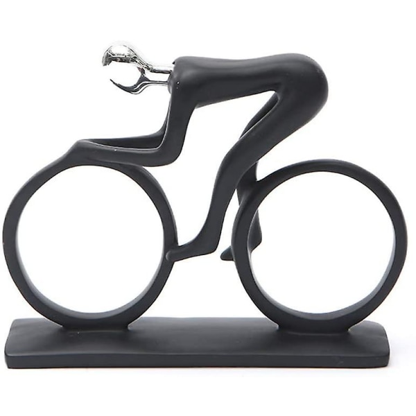 Harts Cyklist Ornament Ridning Man Skulptur Cyklist Skulptur Cykelstaty Cyklistfigur Hem