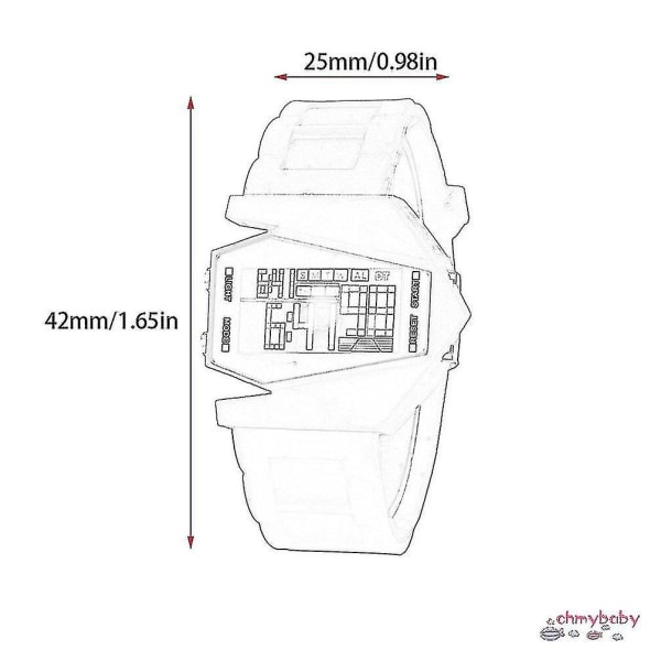 Elektronisk watch Watch Digital watch black