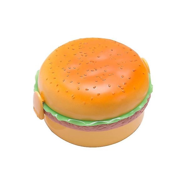 2st Hamburger Lunchlåda Kid Bento Box Matbehållare Creative Burger Barn Lunchlåda Matbehållare
