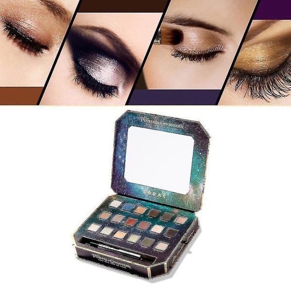 18 färger Shimmer Matt Eye Shadow Powder Palette Makeup Kosmetika för present