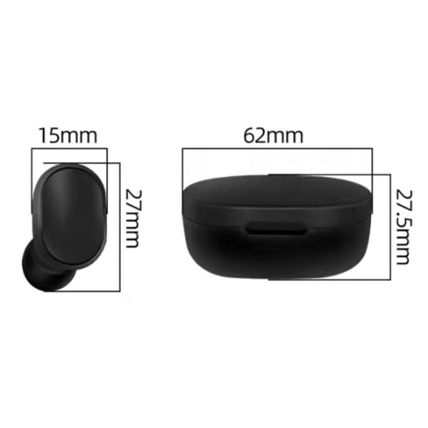 A6S Bluetooth -hörlurar Macaron Bluetooth 5.2 Wireless TWS Earbuds Sports Mini Type green