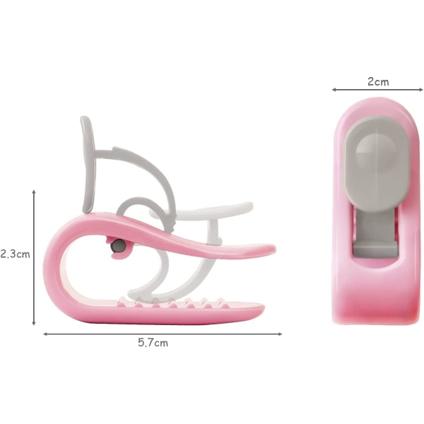 Klämtyp hög elastisk 10st säkerhetsklämma fäste pink