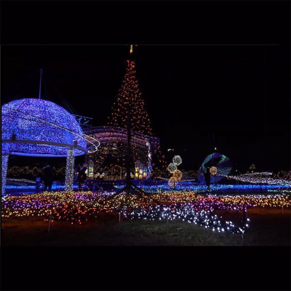 LED-lyktor, vattentäta utomhusslingor, köpcentra och butiker Blinkljus för bröllop, juldekorationslampor colored lights 30 m