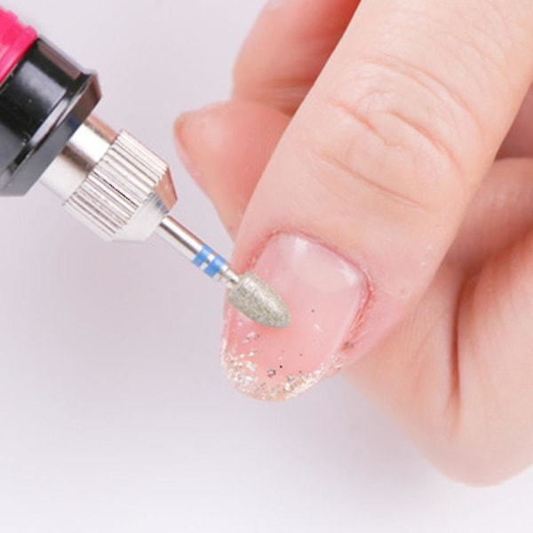 Set för akrylnaglar, elektrisk manikyr nagelfil