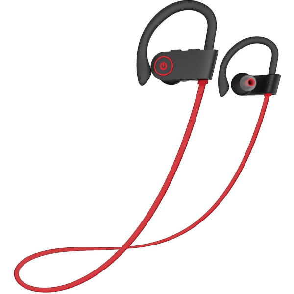Bluetooth hörlurar, ipx7 vattentäta trådlösa sportlöpare med mikrofon In-ear-hörlurar Upp till 10 timmar Batteribrusreducerande headset för G