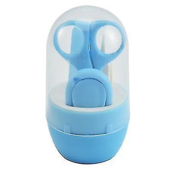 4 st/ set Set för barn, Baby Handfot Nagelklippare Kit (Blå) blue