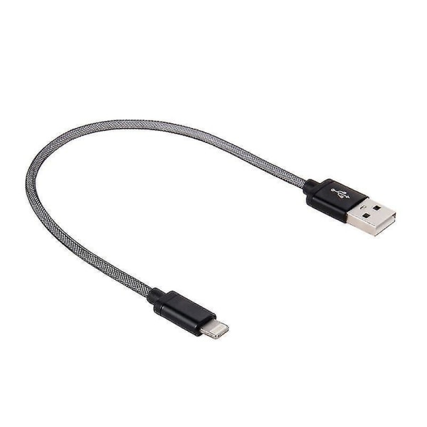 1m Net Style Metal Head 8-stift till USB -data-/laddarkabel, för iPhone XR / iPhone XS MAX / iPhone X