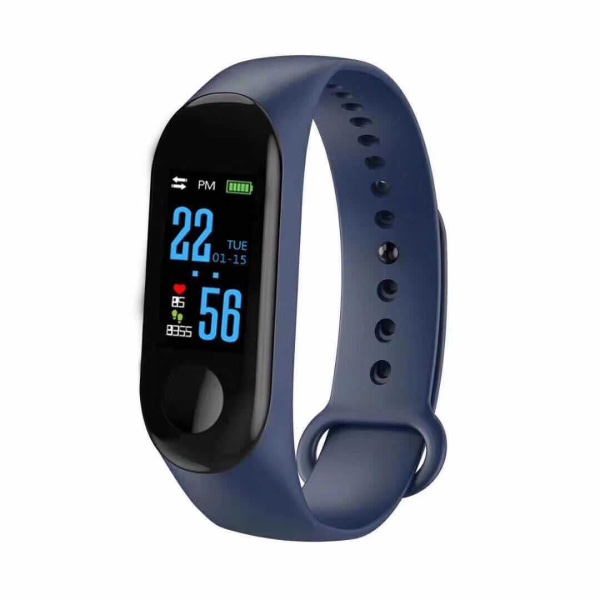 Digital Watch Smart Band Blodtrycksstegräknare Armband Vattentät Fitness Tracker För Ios Android