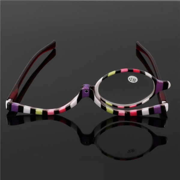 Sminkglasögon, vridbara presbyopiska glasögon, läsglasögonbågar för damer, monokulära glasögonbågar