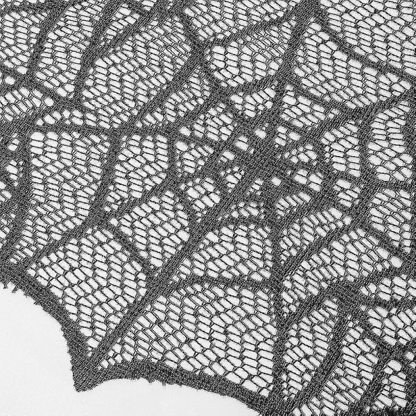 Svart Spider Web Bat Spetsdörr Gardin Trikå Spets Spider Web Gardin