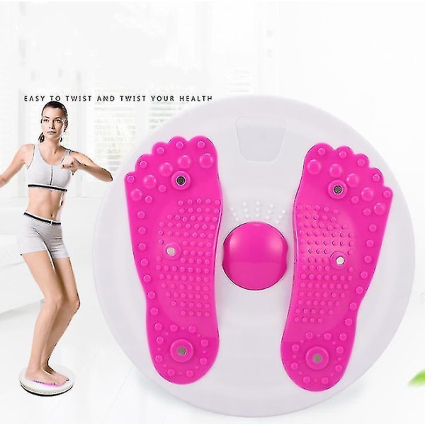 Twist disc hem kvinnlig fitness träningsmaskin midja träningsmaskin pink
