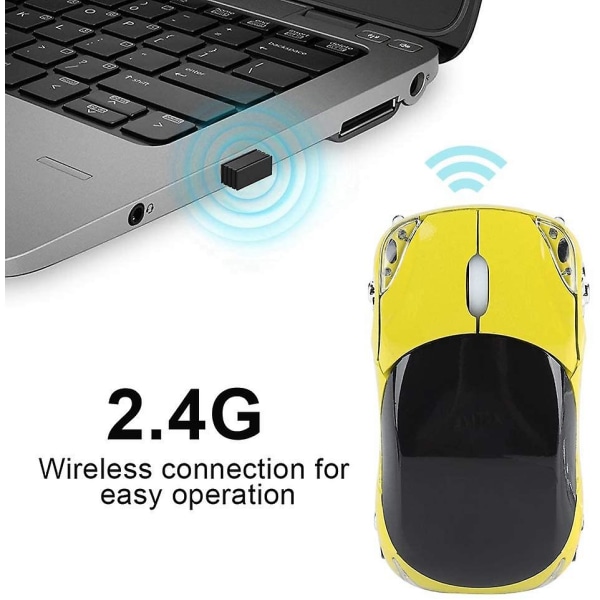 Trådlös mus för barn, 2,4g trådlös mus med USB mottagare