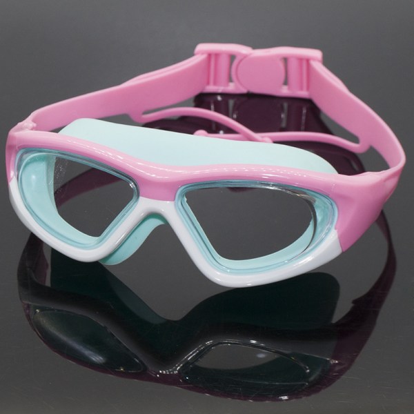 Simglasögon Vuxna barn UV-skydd Anti-dimma Simglasögon pink green