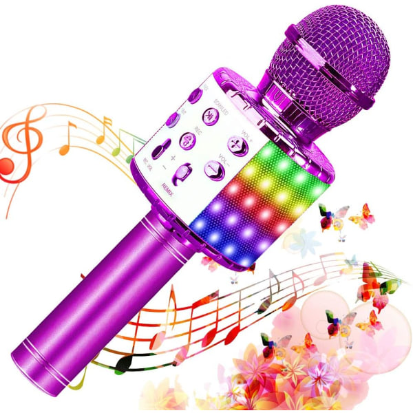 Karaoke mikrofon, Bluetooth mikrofon pink
