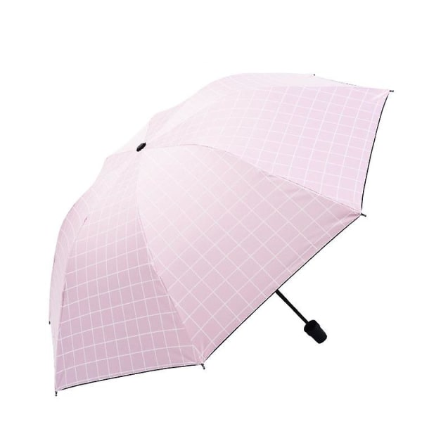 Mini Travel Sun & Rain Paraply, lätt vindtätt bärbart paraply