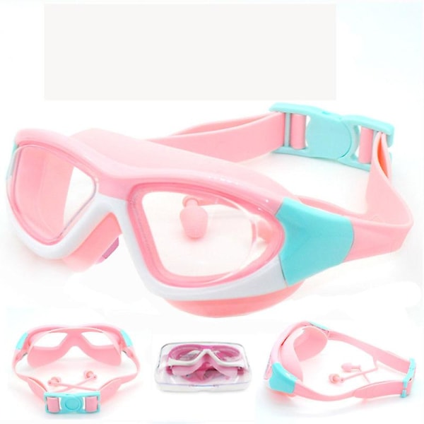 Simglasögon Vuxna barn UV-skydd Anti-dimma Simglasögon pink green
