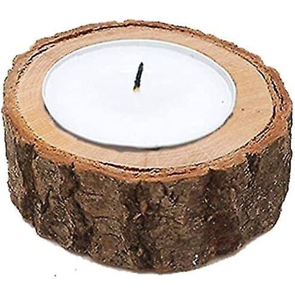 Yikko värmeljusstakar, personliga votive värmeljushållare i trä som är kompatibla med bröllopscentrum, kompatibla med bord, halloween |chr