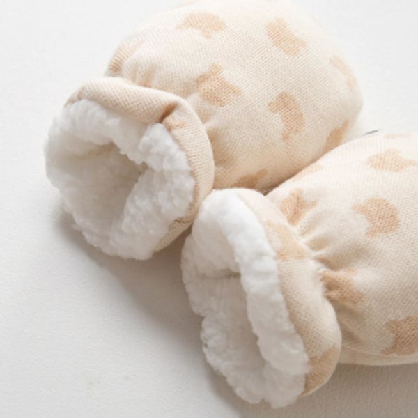 Gants anti-rayures pour bébé Gants de protection chauds pour bébé Gants en coton