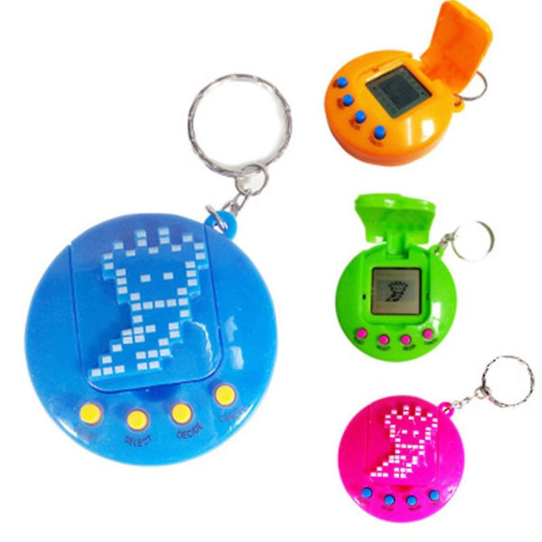 Elektroniskt husdjur i tecknad film Mini Hand-hold Digital Virtual Gaming Machine Kids Toys
