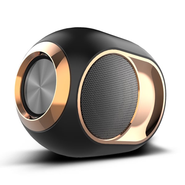 Bluetooth högtalare, trådlös Golden Egg-serie subwoofer, USB minne, ljudkort black
